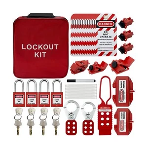 Lockout Tagout Kit Electrical Loto - Clamp-On Circuit Breaker Lockout , Group... - Picture 1 of 6