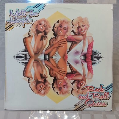 Mott The Hoople Rock 'N' Roll Queen Listen '72 British Pinkrim Island Master LP Foto 1 de 4