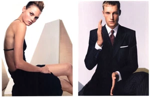 Hugo Boss Craig McDean 2001 mini andino Gabriel Aubry anuncio de revista de 8 páginas - Imagen 1 de 4