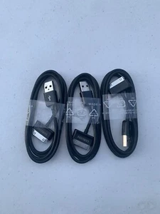 3 Pack 30pin to USB Charger Data Sync Cable For Samsung Galaxy Tab 2 - 1 meter - Picture 1 of 1