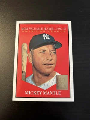 Juego conmemorativo Topps Mickey Mantle 1996 #31 #475 New York Yankees Salón de la fama Foto 1 de 2