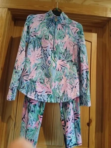 lilly pulitzer 2pc. Luxletic Active Wear Sz.L - Picture 1 of 7