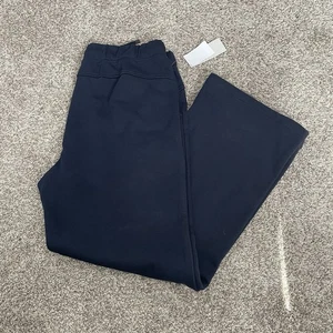 Zella Sweatpants Women’s XL Navy Blue Wide Leg Lounge Pants Drawstring NWT - Picture 1 of 10