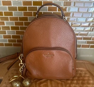 Kate Spade New York Buttery Soft Pebbled Leather Backpack In Gingerbread - Picture 1 of 10