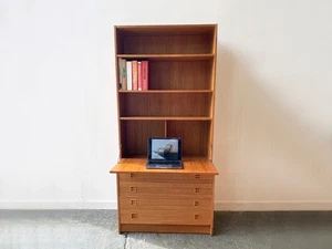 1960s mid-century modern modular teak wall unit by Sejling Skabe, Denmark - Picture 1 of 8