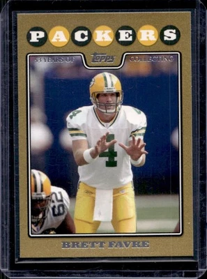 2008 Topps Brett Favre 金色 #1986/2008 包装工队 — 第 1/2 张图片