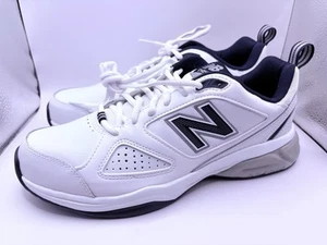 Zapatillas Tenis New Balance 623 Para Hombre Talla 8.5 MX623WN3 Blanco Azul Marino - Imagen 1 de 6