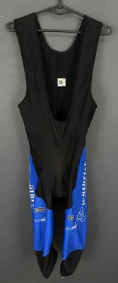 MEN SMS SANTINI ITALY CYCLISMO CYCLING BICYCLE VELO BIB BIBS BODY SIZE L 4 LARGE - Image 1 of 4