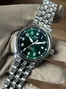 IWC Pilot Mark XX Automatic Green Dial Men's Watch IW328206 2025 NEW - Picture 1 of 7