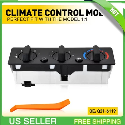 For Peterbilt Truck NEW A/C Heater Climate Control Module Panel Switch Q21-6119 - Image 1 of 4