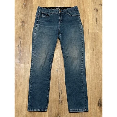 JONES NEW YORK Womens Blue Denim Straight Leg Jeans Size 10 - Image 1 of 4