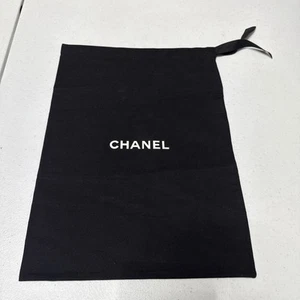 Chanel Black Dust Bag Size 9.75”x13.5” 100% Authentic (0857) - Picture 1 of 3
