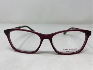 ISAAC MIZRAHI IM30035 BU 53-16-135 Burgundy Full Rim Eyeglasses Frame HB71 - Picture 1 of 8