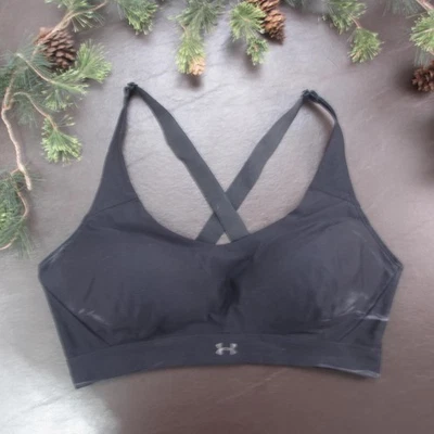 安德玛运动文胸女式 2XL 高冲击十字绣运动健身房 — 第 1/4 张图片