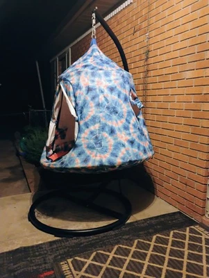 Indoor / Outdoor Light Up Tent Swing With Frame - Image 1 of 4