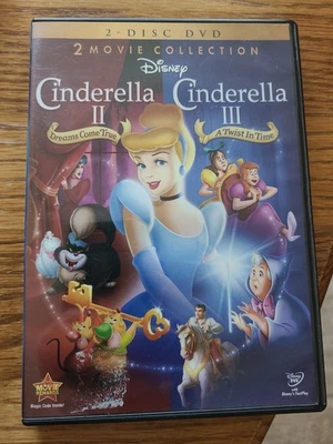 Cinderella II: Dreams Come True/Cinderella III: A Twist in Time (DVD 2-Disc Set) Foto 1 de 3
