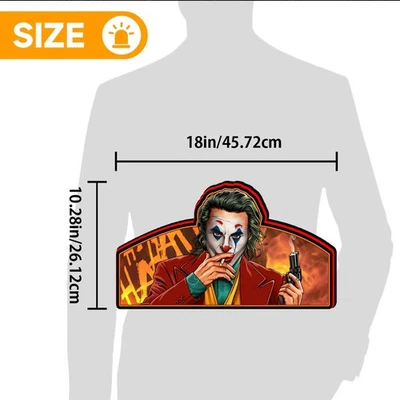 Joker BATMAN Pinball Topper 3D Acrylic LED Topper for Stern Pinball Machine - Image 1 of 4
