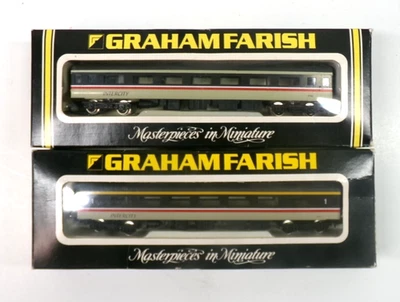 (2) N scale Graham Farish BR Intercity coaches in original boxes (lot 6429) - Image 1 of 4