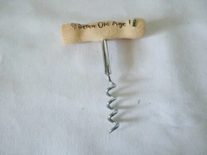 Old Whiney Wine Corkscrew Bottle Opener "Screw Old Age" - Picture 1 of 7