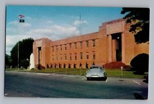 Poste de bandera de coche antiguo Tillamook Oregon OR County Courthouse años 50 - Imagen 1 de 2