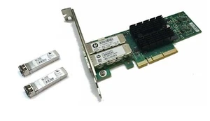 Mellanox ConnectX-3 Pro PCIe x8 NIC 10GBe SFP+ Dual Port Server CX312B + Gbic - Bild 1 von 4