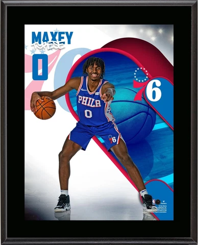 Tyrese Maxey Philadelphia 76ers 10.5" x 13" Welcome To The League Plaque Cover