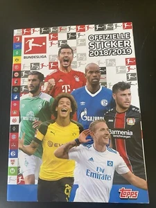 Topps Fußball Bundesliga 2018/2019 Sticker komplett Satz + Album - Bild 1 von 10
