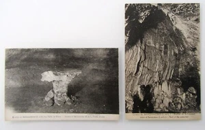 2 x Grottes de Savonnières Frankreich alte Postkarten Lot Cartes Postales ~1910 - Picture 1 of 2