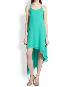 NEW BCBGMAXAZRIA LIENNA DOUBLE-LAYER TANK DRESS WQR61B95/L150A SIZE XXS - Picture 1 of 3