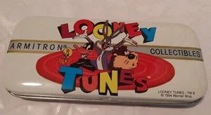 Reloj fósil vintage 1994 Tin Looney Tunes vacío Warner Brothers  - Imagen 1 de 4
