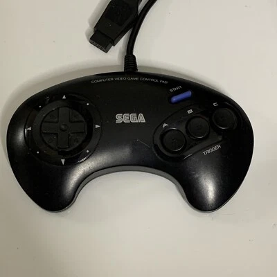 Official Sega Mega Drive MD 3 Button Gamepad SJ-3500 Tested & Cleaned Genuine - Image 1 of 4