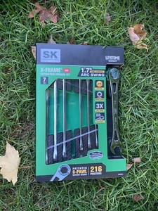 SK Professional Tools 7-Piece Set 6-point Metric Combination Wrench Great Deal - Picture 1 of 2