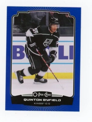 2022-23 O-Pee-Chee Quinton Byfield Blue Border Los Angeles Kings #68 - Image 1 of 2
