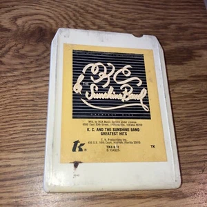 Vintage 8 Track Tape; KC & The Sunshine Band Greatest Hits RCA/TK 1980 - Picture 1 of 3