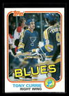 1981-82 Topps Hockey #W116 Tony Currie "Set Break" Mint St. Louis Blues