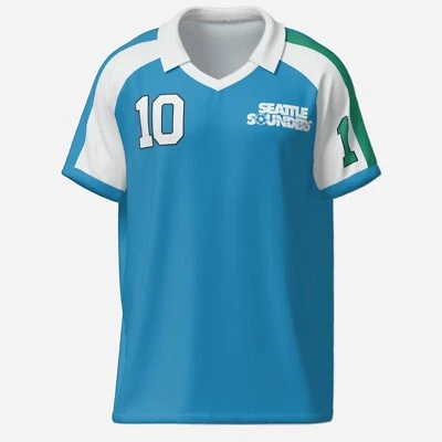 VF JERSEYS Seattle Sounders - 1980 away soccer jersey Replica Retro shirt, NASL