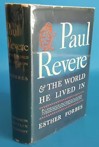Paul Revere & The World He Lived In by Esther Forbes Riverside Press 1942 HC - Picture 1 of 12
