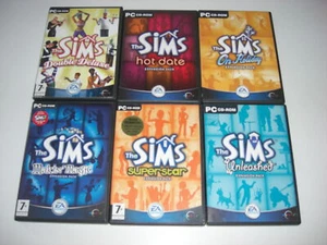 THE SIMS 1 Colección Completa PC Doble Deluxe - Los 7 Paquetes de Expansión Complementos - Imagen 1 de 1