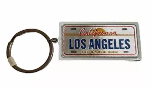 California Los Angeles License Plate Key Ring Keychain Metal - Picture 1 of 4