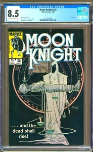 Moon Knight #38 (1984) CGC 8.5  OW/W  Zelenetz - Kaluta Hampton  "Last" Issue - Picture 1 of 2