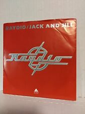 45 ~RAYDIO~ "JACK AND JILL / get down" Arista records (1977)