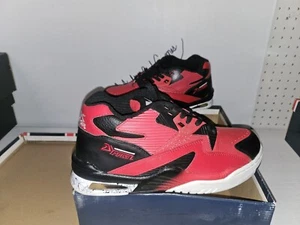 British Knights Dymacel Mid Tops Size 10.5 Shoes NWT Rare Mars Red/blk/wh #00r - Picture 1 of 11