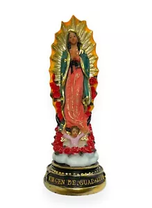 7" Our Lady of Guadalupe Virgen Figure Statue Catholic Religious Gift Imagen - Picture 1 of 1