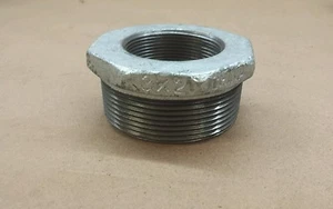 Matco ZMGBU1008 / WWP471 Malleable Fittings 3"x 2" Galvanized Hex Bushing - Picture 1 of 6