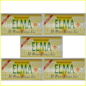 5 x 10-Pack ELMA Sugar Free Greek Chewing Gum Natural Xios Resin Gum Mastiha Oil - Picture 1 of 1