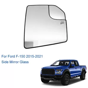 Right Side Mirror Glass Heated Replacement For Ford F-150 Pickup 2015-2021 - Picture 1 of 4