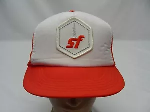 SF LOGO - VINTAGE - TRUCKER STYLE ADJUSTABLE SNAPBACK BALL CAP HAT! - Picture 1 of 7