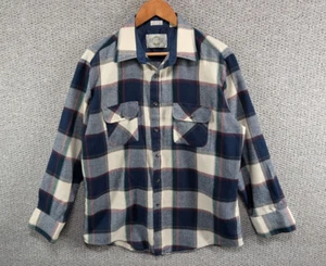 Northwest Territory Vintage Men Multicolour Plaid Outdoor Acrylic Button Shirt L - Picture 1 of 11