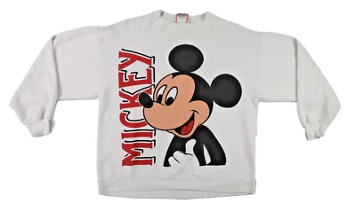 Sudadera De Colección Años 90 EE. UU. Mickey Mouse Walt Disney Designs Park World Cuello Redondo Foto 1 de 4