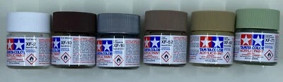 Tamiya XF Series Acrylic Paint (Flat) 10ml & 23ml Bottles - Image 1 of 3